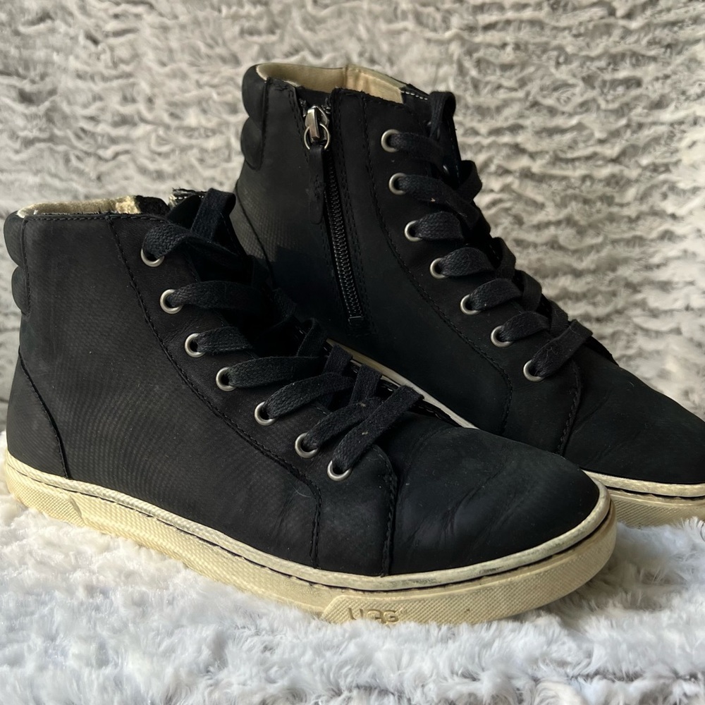 UGG Gracie black high top lace up